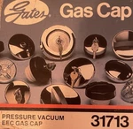 Vintage Pressure Vacuum Eec Gas Cap; Gates 31713; Fits Gm Compacts, 1974-1976. Fixed Price $18.75.