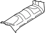 Mitsubishi Protector, Fuel Tank, Lwr 1706A013, New Genuine Oem Part. Fixed Price $111.58.
