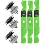 Deck Spindle & Mower Blade Kit For Cub Cadet RZT50 LT1050 SLT1550 SLTX1050 RZT22. Fixed Price $76.95.