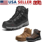 Men Waterproof Steel Toe Boots Protective Cap Safety Work Size 8-13. Fixed Price $57.99.