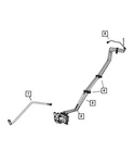 Genuine Mopar Fuel Supply Tube 5171010AB. Fixed Price $8.92.