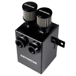 Black Oil Catch Can Reservoir Tank Port Dual Breather Filter Kit 2L 2X12AN New. Fixed Price $69.99.