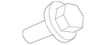 Genuine Ford Spare Tire Carrier Winch Bolt W506425-S439. Fixed Price $48.23.
