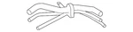 Genuine Mitsubishi Pressure Hose Band MB249339. Fixed Price $8.97.