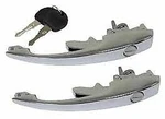 113-898-205M Keyed Alike Door Handles W/keys Pair Bug 68-79 Ghia Empi 98-2034-B. Fixed Price $78.22.