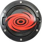Jeep Jk Wrangler Black Fuel Filler Door W/ Storm Warning Symbol 2007-2018. Fixed Price $29.00.