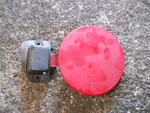 Fuel Filler Door Gas Flap Lid 1994 Mercury Capri Red. Fixed Price $30.10.