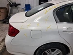 2013 Infiniti G37 Fuel Filler Door Wht Used Oem 121K Miles Part #177.IN1O13. Fixed Price $80.70.