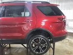2015 Ford Explorer Gas Fuel Filler Door Lid Cover Red. Fixed Price $90.00.