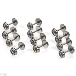Ho 31" Ihc Blackend Metal Wheel Set 4255-L100 Lightweight Passenger Car. Fixed Price $109.98.