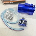 Epman Oil Catch Can Kit Reservoir Baffled Tank W/ Breather Filter Aluminum Blue. Fixed Price $35.98.