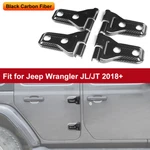 Carbon Fiber Door Hinge Cover Trim Hood For Jeep Wrangler Jl Jt 2018+ Exterior. Fixed Price $23.22.