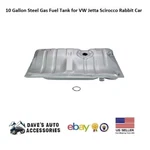 10 Gallon Steel Gas Fuel Tank For Vw Jetta Scirocco Rabbit Car. Fixed Price $218.31.