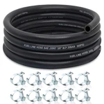 Zonbang 3/8 Fuel Line, Nbr Rubber Id (10FT) + Clamps, Black. Fixed Price $17.12.