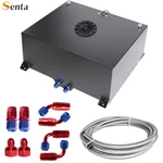 20 Gallon Black Aluminum Fuel Cell Gas Tank+cap+level Sender+steel Line Kit. Fixed Price $165.22.