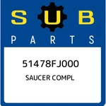 Subaru Saucer Compl 51478FJ000, New Genuine Oem Part. Fixed Price $18.00.