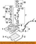 Kia Oem 11-13 Sorento Fuel System Components-access Cover Gasket 311082B100. Fixed Price $14.75.