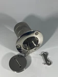Universal 1.5" Stainless Steel Fuel Filler Neck With Flip Top Cap. Fixed Price $29.25.