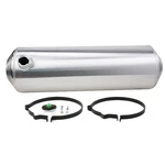 Spun Aluminum Hotrod Streetrod Fuel Tank, 11 Gallon, 10 X 33 Inch, Offset Outlet. Fixed Price $207.99.