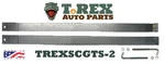 1972-1980 International Harvester Scout Ii Gallon Gas Tank Straps W/ J-bolts.. Fixed Price $76.95.