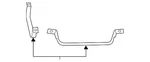 Genuine Audi Tank Strap 4H0-201-654-B. Fixed Price $124.68.