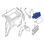 For Kia Carnival 2022-2026 81595R0001 Rear Fuel Filler Housing. Fixed Price $119.10.