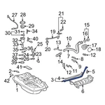 For Lexus ES350 2007-2012 7760233050 Left Fuel Tank Strap. Fixed Price $88.95.
