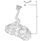Genuine Volkswagen Fuel Tank 5Q0-201-055-ES. Fixed Price $663.56.