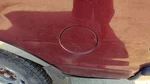 1997-2017 Ford Expedition Fuel Tank Door With Hinge Gas Lid Oem Filler Maroon Jl. Fixed Price $60.56.