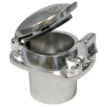 Polished Aluminum Flip Top Fuel Filler Cap With 4 Bolt Mounting Flange. Fixed Price $60.44.