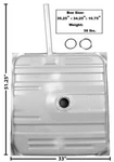 1973-74 Chevrolet El Camino, Gmc Sprint Gas Tank 26 Gallon W/ Neck New. Fixed Price $303.89.