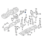 Ford Ranger 2024-2025 W718582S300 Fuel Tank Shield Clip. Fixed Price $57.31.