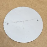 80-82 C3 Corvette Gas Lid Fuel Filler Door Cover Plate Silver Original Gm. Fixed Price $30.00.
