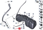 Bmw X3 F25 Fuel Tank Tension Strap 16117216537. Fixed Price $68.47.