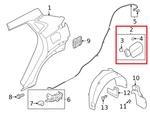 Hyundai Venue Qx Fuel Filler-door Assy 2019-2021-GENUINE. Fixed Price $96.18.