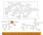 Gm Oem 17-20 CT6 Rear Suspension Mounting-shield 84160303. Fixed Price $29.72.