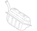 Genuine Mercedes-benz Fuel Tank 171-470-26-01. Fixed Price $1537.50.