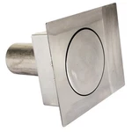 Hagan Street Rods 90RF Degree Flat Series Round Fuel Door. Fixed Price $149.00.