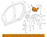 Gm Oem 17-20 Envision Quarter Panel Components-fuel Pocket 23488220. Fixed Price $59.87.