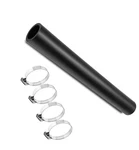 2" Id Gasoline Fuel Filler Neck Hose With 4 Clamps - 15 7/8" Straight Black. Fixed Price $26.99.