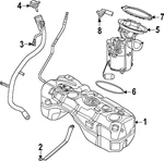 Genuine Bmw Fuel Tank Filler Neck 16-11-5-A37-BA0. Fixed Price $293.97.
