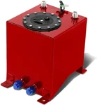2.5 Gallon Universal Aluminum Racing/drift Fuel Cell Tank + Level Sender Red. Fixed Price $67.77.