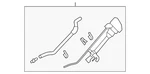 Genuine Nissan Fuel Tank Filler Neck 17221-9FU0C. Fixed Price $251.17.