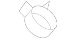 Oem New Ford Filler Hose Clamp -383525-S. Fixed Price $14.93.