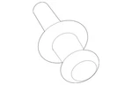 Genuine Mercedes-benz Fuel Cap Rivet 001-990-23-92. Fixed Price $14.43.