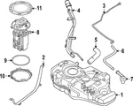 Genuine Nissan Fuel Tank 17202-7LG0A. Fixed Price $843.85.