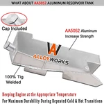 4 Gallon Capacity Aluminum Auxillary Fuel Tank Fit Years Pro 2 Seat.model.. Fixed Price $499.00.