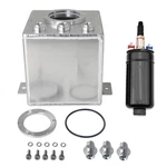 Universal 2L Aluminum High Flow Fuel Surge Tank 6AN With 044 External Pump. Fixed Price $61.22.