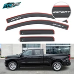 For 19-25 Silverado Sierra 1500 2500 3500 Extended Cab In-channel Window Visors. Fixed Price $41.99.