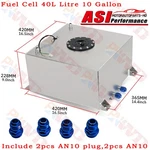 Asi 40L Litre 10 Gal Aluminum Fuel Surge Cell Tank Fitting Sensor Foam Inside. Fixed Price $139.00.